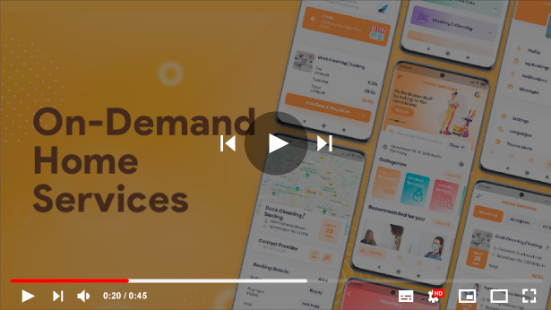 On-Demand Home Services, Business Listing, Handyman Booking with Admin Panel - 3